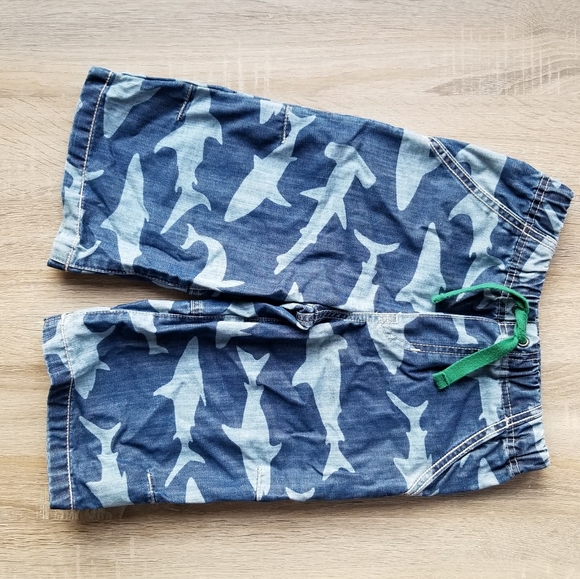 2011 nwot/ln Mini Boden size 7 jean shark shorts - Picture 3 of 9